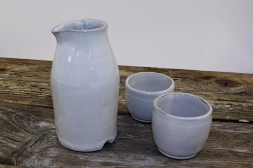 Kuji - Sake kopp - Handgjord keramik i stengods