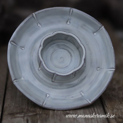 Lisa - Ljushållare för värmeljus - Handgjord keramik i stengods