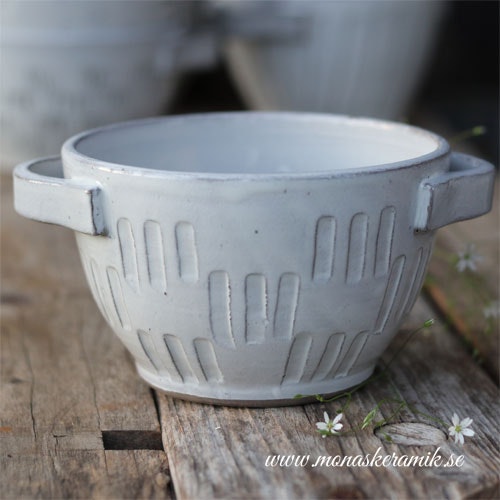 Lisa - Skål "Three in a row" - Handgjord keramik i stengods