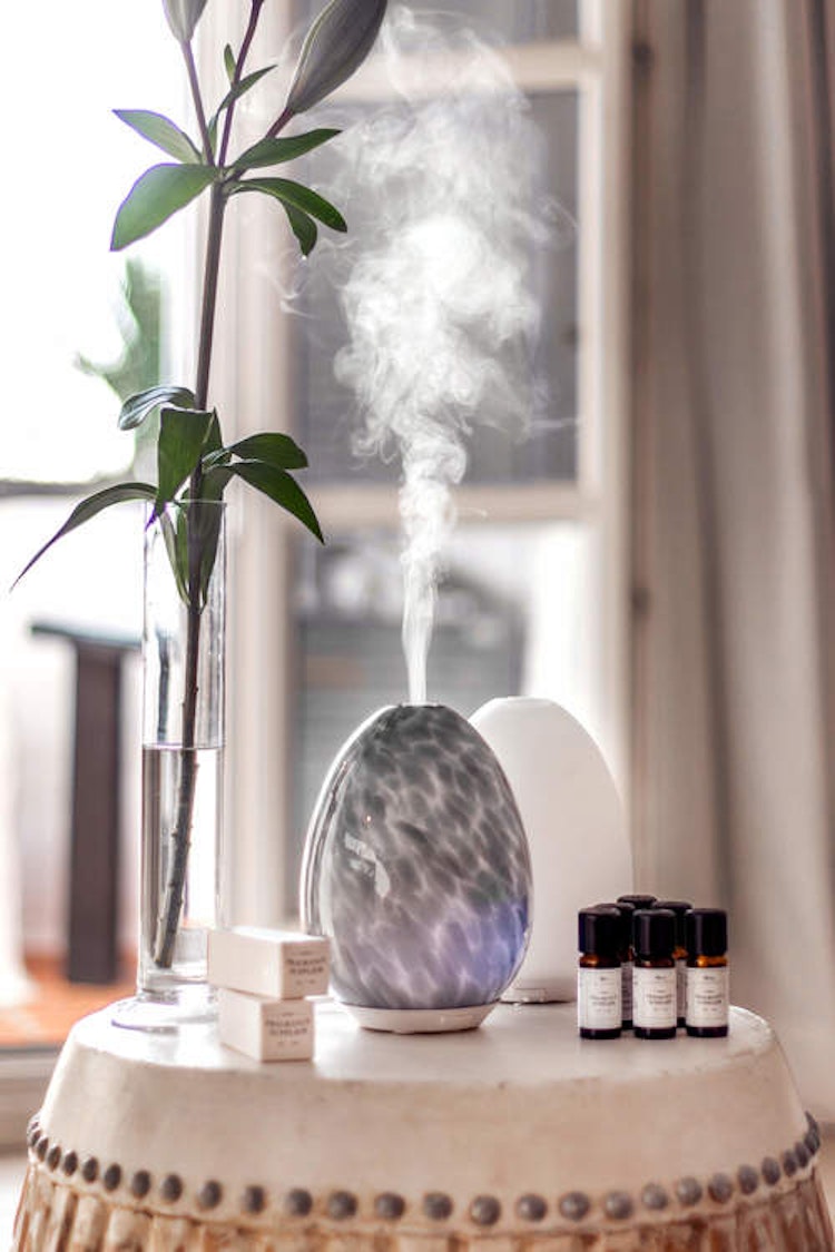 Luftfuktare/Aroma Diffuser marble edition