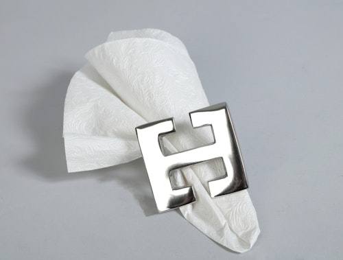 Servettring i silver