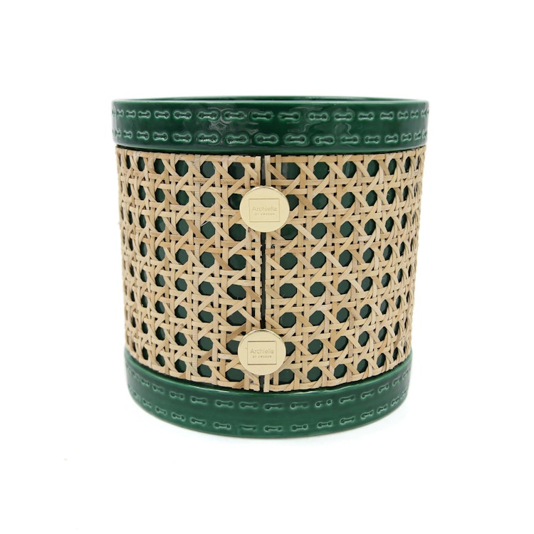 Keramikkruka Wimbledon Green, Hexagon Rattan (Medium)