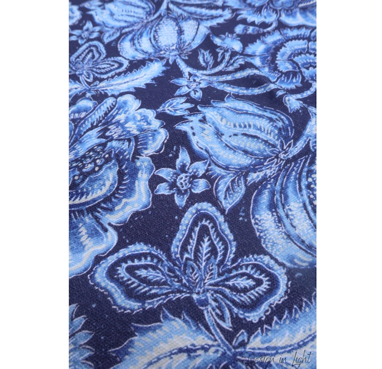 Kuddfodral Blue Flower Garden