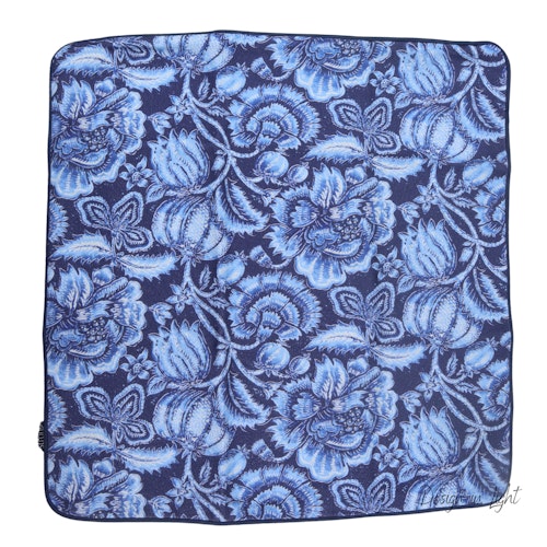 Kuddfodral Blue Flower Garden