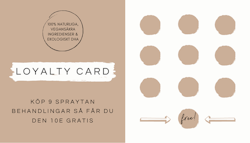 Loyalty card - 25x