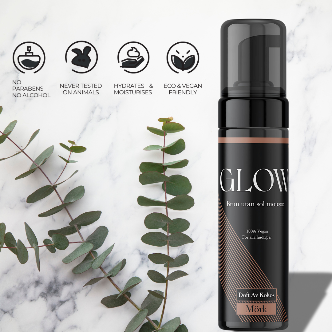Glow mousse Mörk