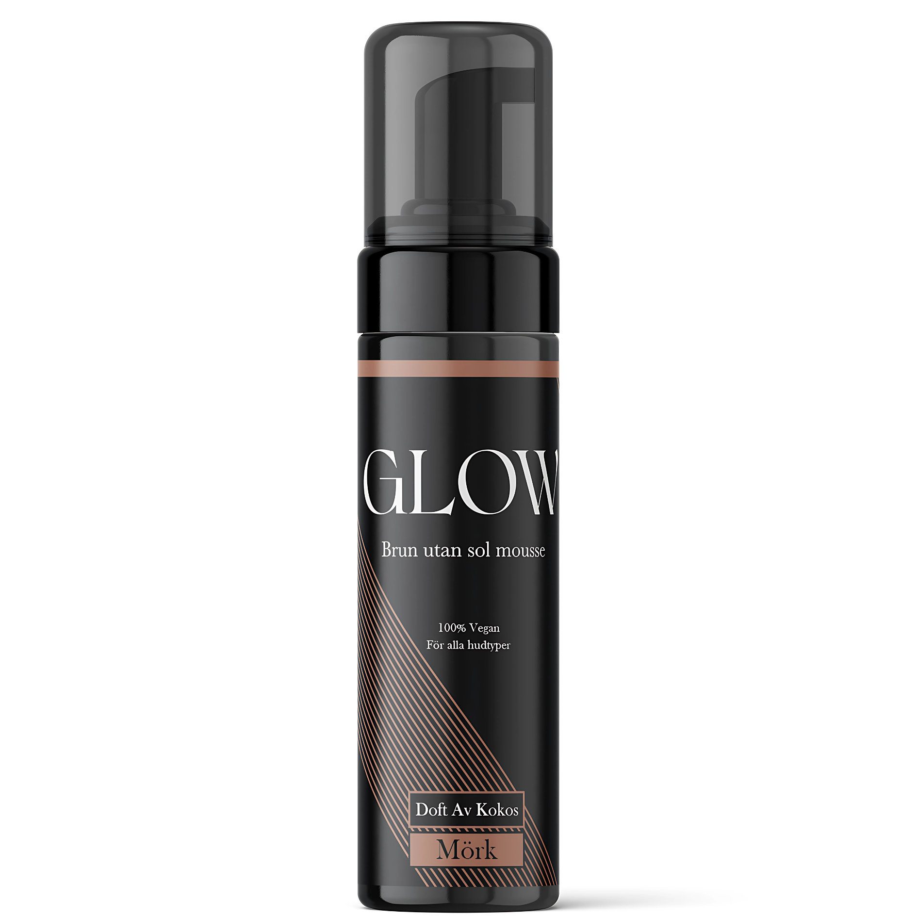 Glow - Mousse Mörk 4x