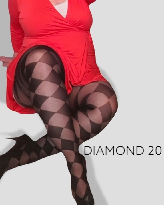 DIAMOND 20 - GLAMORY - Stora strumpbyxor