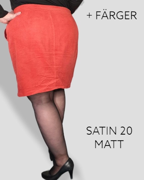 SATIN 20 MATT - GLAMORY - Stora strumpbyxor