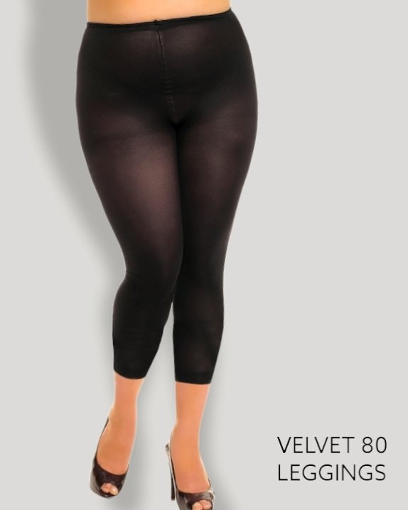 LEGGINGS VELVET 80 - Stora strumpbyxor