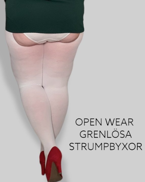 Stora strumpbyxor > Open wear - Höfthållarstrumpbyxor