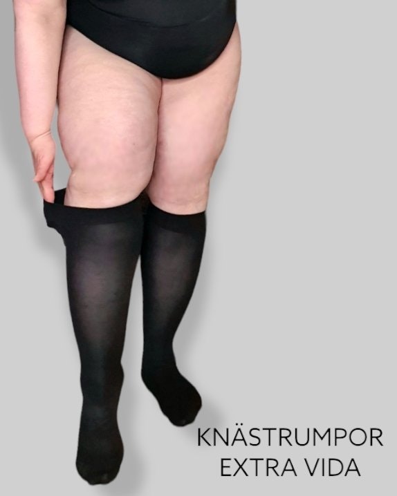 Stora strumpbyxor > Knästrumpor vida