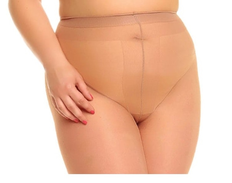 Strumpbyxor Open wear 20 den brun utan gren  XL