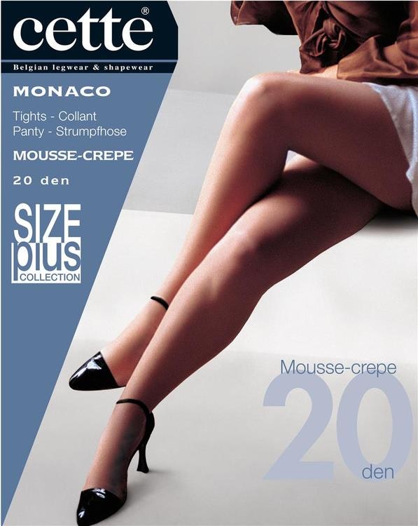 Monaco brun strumpbyxa 20 den Crepe 4xl