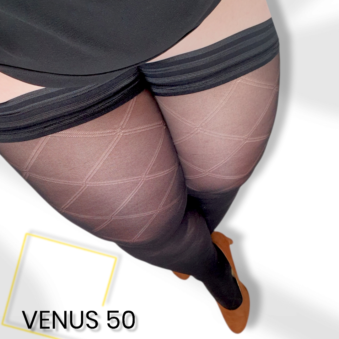 Stay Up mönstrad Venus 50 den 2 XL svart