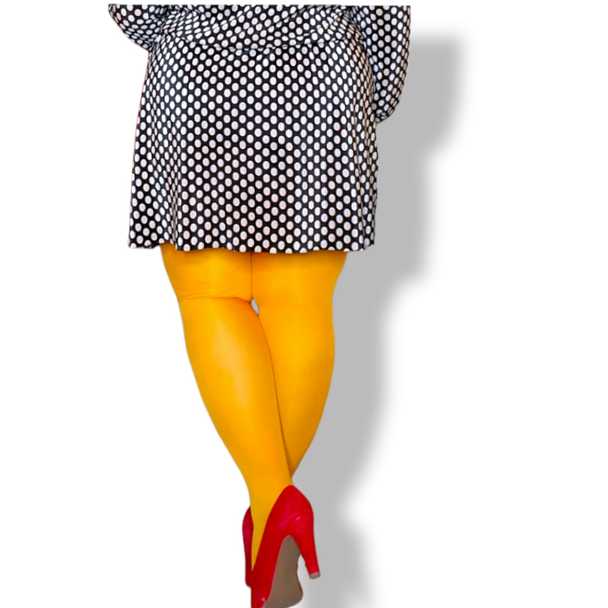 gula strumpbyxor stora storlekar plus size