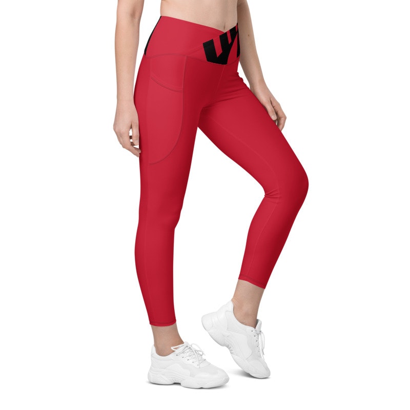 Leggings med fickor crossover band Limited edition