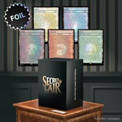 Magic the Gathering: Secret Lair Drop: The Full-Text Lands (Foil)
