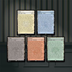 Magic the Gathering: Secret Lair Drop: The Full-Text Lands (Non-Foil)