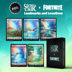 Magic the Gathering: Secret Lair x Fortnite Landmarks and Locations (Foil)