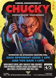 Magic the Gathering: Secret Lair x Chucky