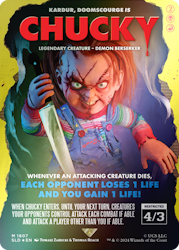 Magic the Gathering: Secret Lair x Chucky (Foil)