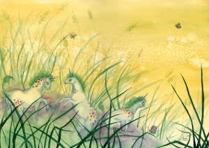 'Grass Frolic' Original Painting