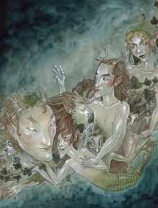 'A Host of Fae Men' Original Painting