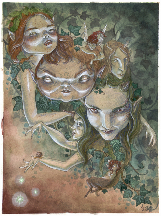 'The Ivy Bunch' Original Painting
