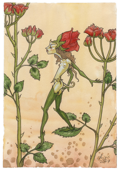 'Rose Creature' Print