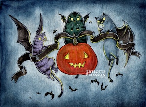 'Batcats' Original Painting