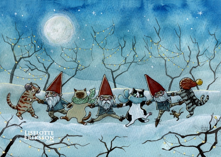 'Winter Romp' Original Painting