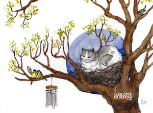 'Cat's Nest' Print / Card
