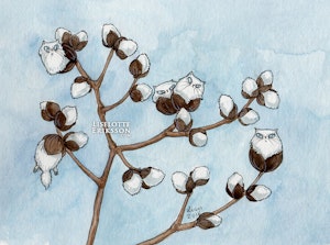 'Pussy Willow' Print