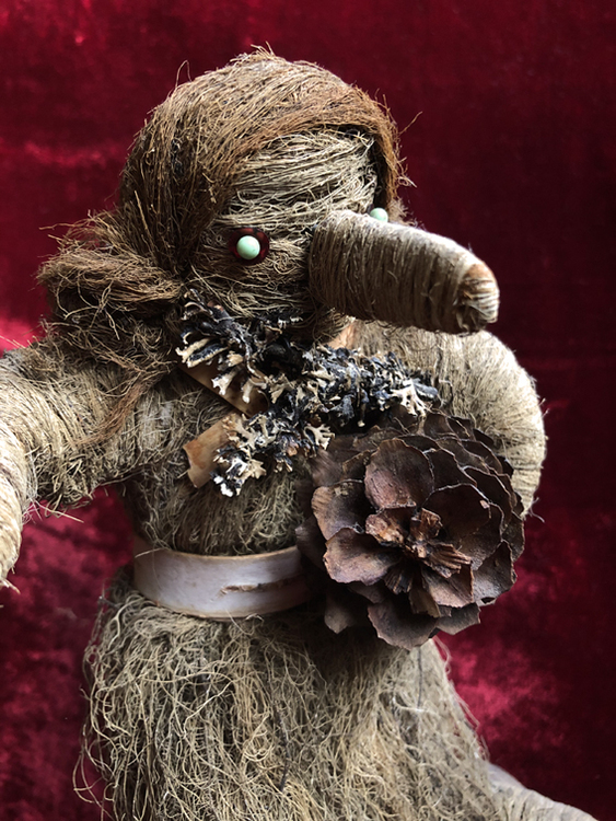 Unique Handmade Woodland Troll Lady