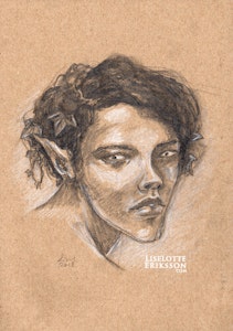 'Elven Boy' Original Drawing