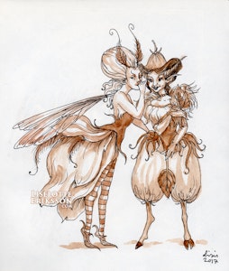 'Gossip' Original Illustration