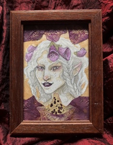 'Foxglove Spirit' Original Framed Painting