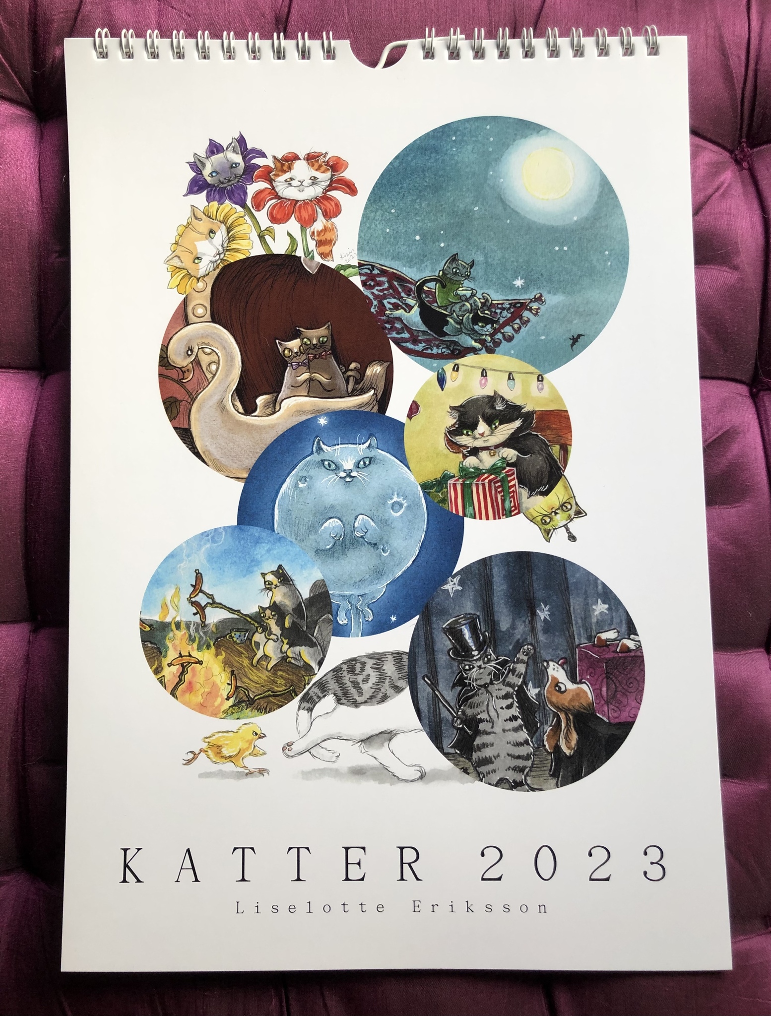 2023 Kitty Wall Calendar