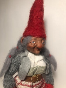 ‘Gunvi’ tomte art doll