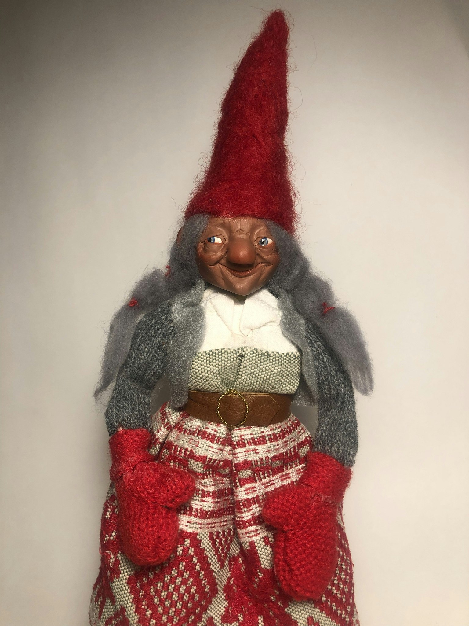 ‘Gunvi’ tomte art doll