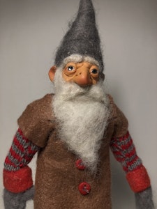 ‘Knut’ tomte art doll