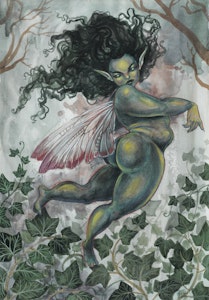 Ready To Ship 'Ivy Faerie’ A5 Print