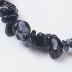 Chips - Armband Snowflakes obsidian