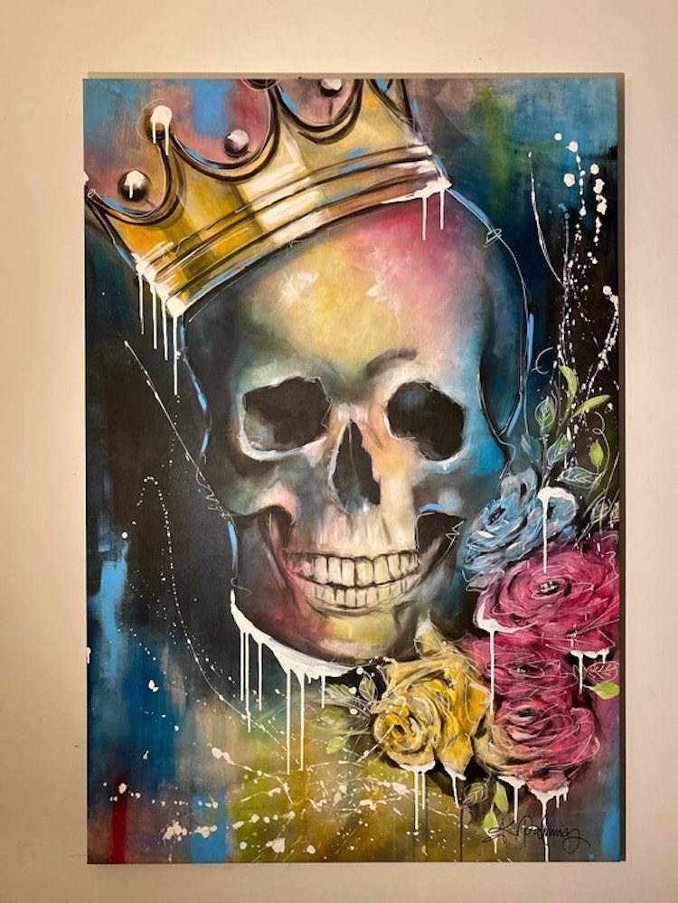 King of Skulls, canvastavla 100X140