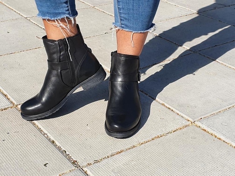 Rosa Negra Zipper Boot Warm lining sandlundsskor Rosa Negra Stövel sandlundsskor