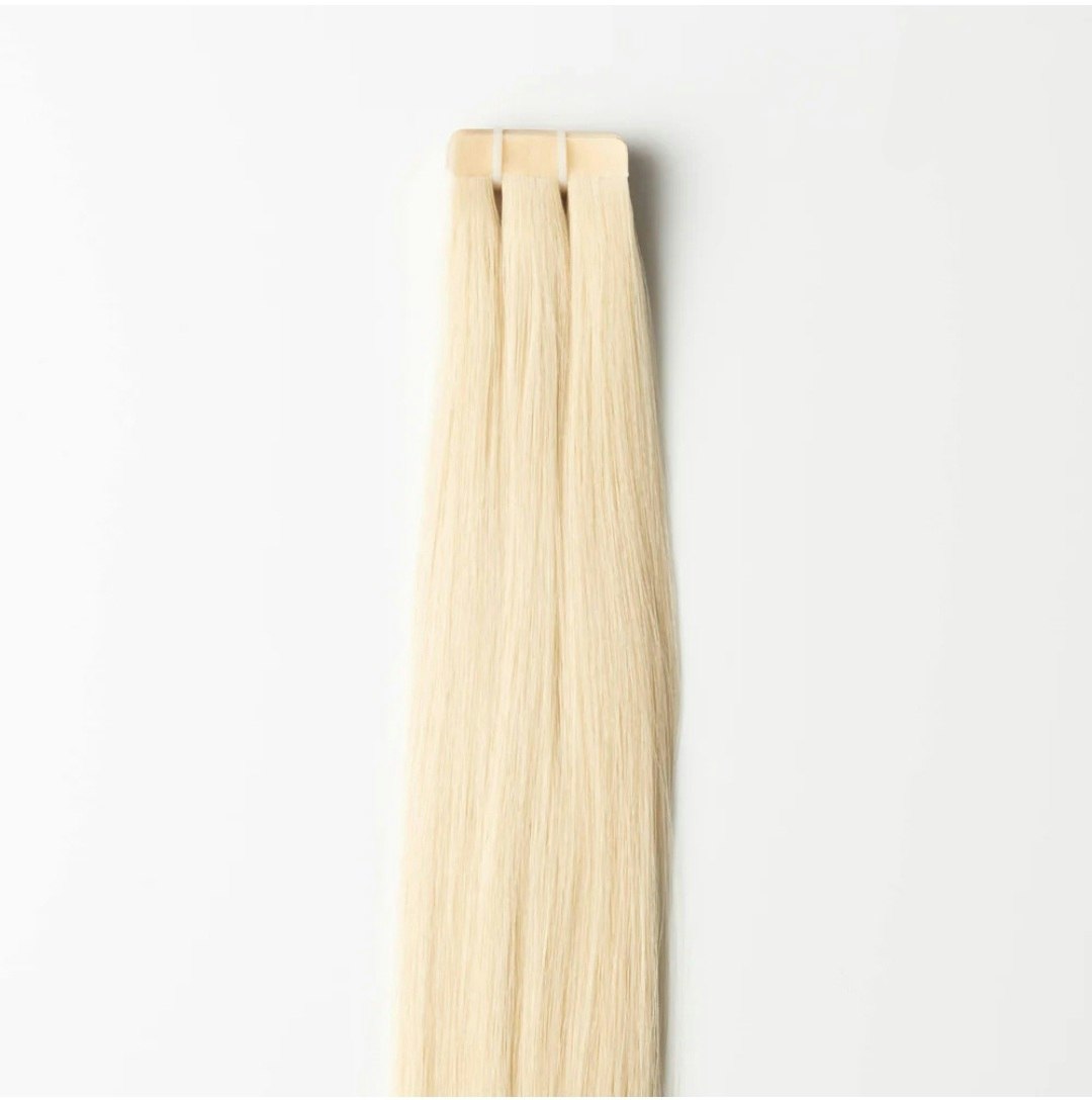 Invisible Tape in Extensions - #DB2 Bleach Blonde