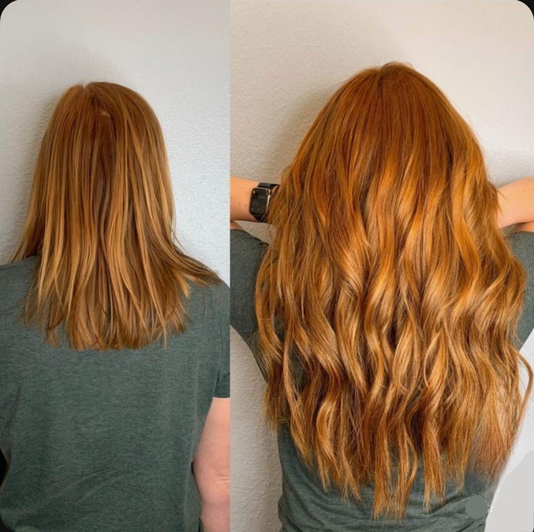 Invisible Tape in Extensions - #38 Bright Coopper