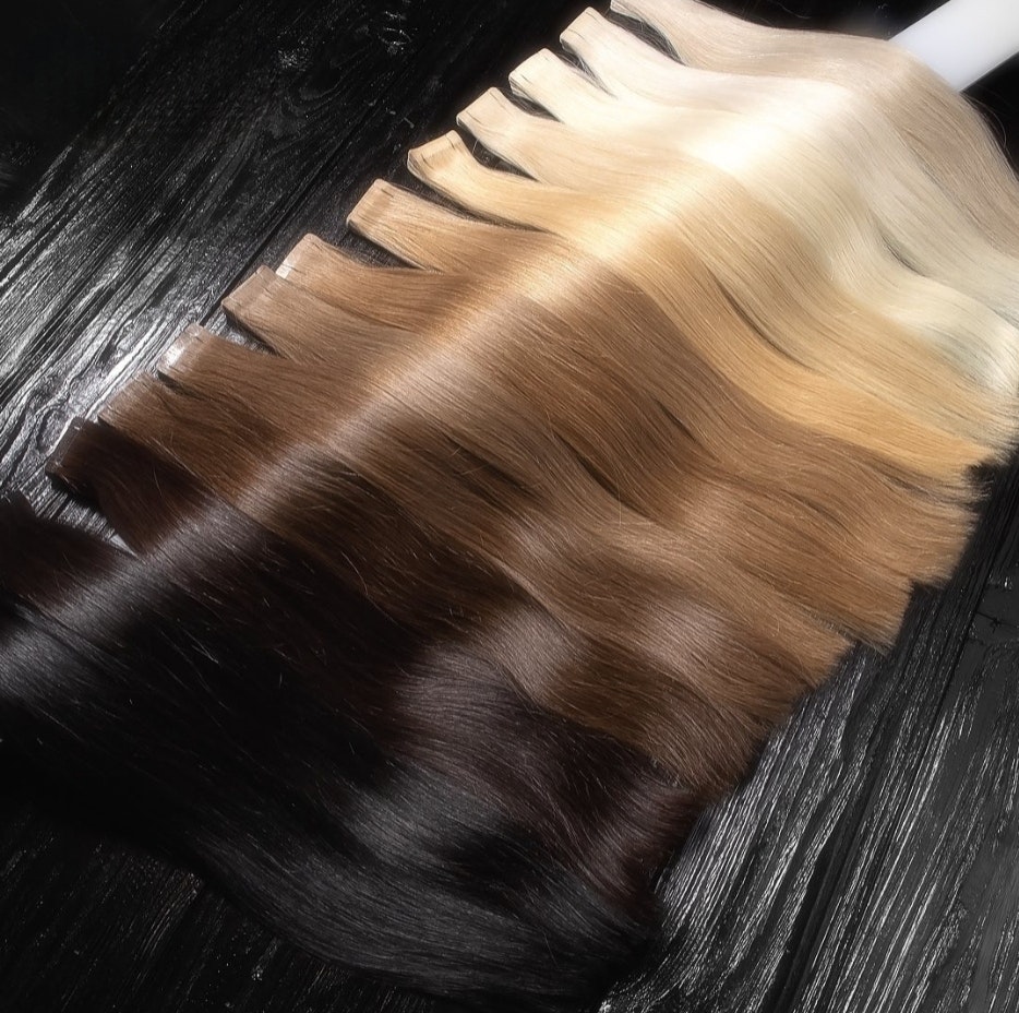 Invisible Tape in Extensions - #8 Brown