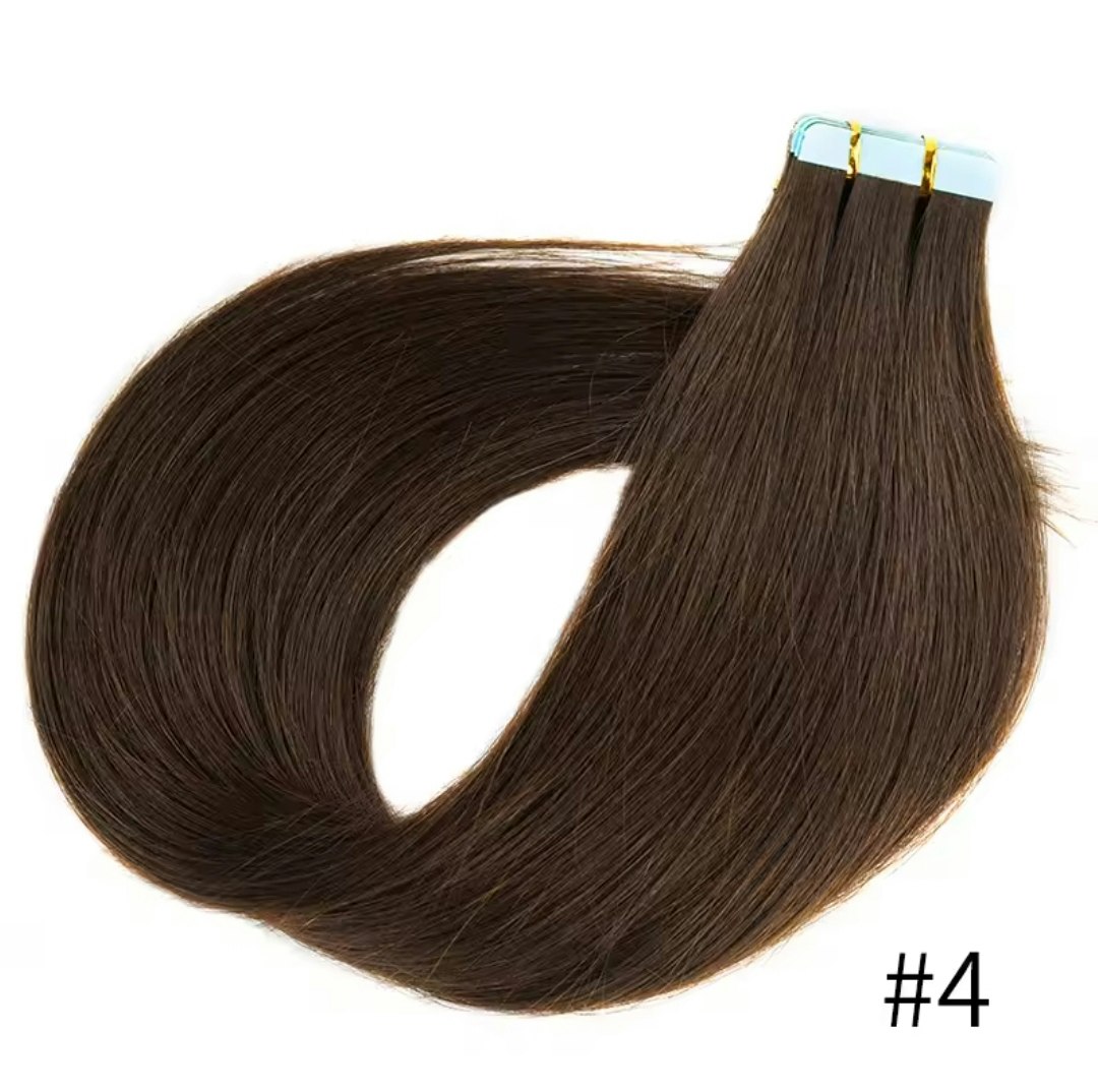 Invisible Tape in Extensions - #4 Chocolate Brown